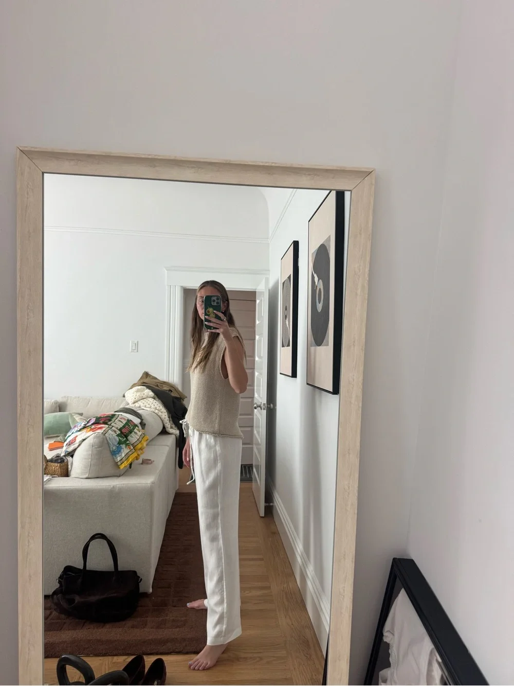 Reformation Olina Linen Pant